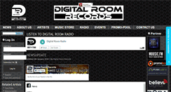 Desktop Screenshot of digital-room-records.com