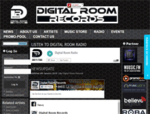Tablet Screenshot of digital-room-records.com